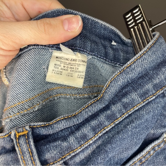Vintage Moschino Donna Jeans - women’s Mid Rise Bootcut - Size 27 - Picture 11 of 12